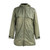 Rain Jacket for Men PVC Waterproof Windproof Hooded Raincoat with Reflective Stripes for Outdoor Hiking Fishing Daily Casual Matcha XXL