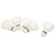 5pcs LED Badminton Shuttlecocks Dark Night Glow Birdies Lighting Switch Control Elastic Goose Feather Lighting Shuttlecocks