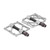 GUB 1 Pair Mountain Bike Pedals Road Bicycle 3 Bearings Pedals with AntiSlip Nails(Titanium )