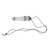 Personal Identification Marker Light with Hook and Loop Waterproof 150mAh Survival Safety Flashing Light for Hiking Soil Color with White Light