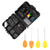 Carp Fishing Tackle Box Weights Clips Baiting Needles Hook Swivel Rig Kit (with bait needle)