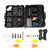 Carp Fishing Tackle Box Weights Clips Baiting Needles Hook Swivel Rig Kit (with bait needle)