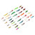 35Pcs Simulation Hard Bait Mixed Minnow Fishing Lure Kit Minnow Lure for Freshwater Saltwater Boat Fishing