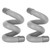 2Pcs Fitness Yoga Weight Bearing Bracelet Sports Auxiliary Supply Training Wrist Weight Ring Wearable Gray