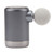 Mini Deep Tissue Massager Portable Pocket Handheld Percussive Muscle Massager with 3 Massage Heads for Athletes Muscle Fatigue Relieve Grey