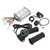 48V 1000W Brushed Motor Controller with Twist Throttle Handle Keys Front Lamp Switch Kit for Electric Bicycle Scooters Conversion
