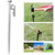 8 pcs Stainless Steel 20cm Hex Tent Stakes Pegs for Tents Camping Outdoor Activities