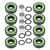 Skateboard Stable Fast Speed Chrome Steel Bearing Extended Inner Ring Perfect for Alignment Longboard