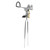 Stainless Steel Fishing Rod Holder 360° Rotatable Adjustable Ground Insert Fishing Support Stand