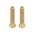 2Pcs Bike Stem Bolt Screw M6 23.5mm Titanium Alloy Antioxidant Rustproof Secure Fastening M6 Bike Screw for Bike Gold