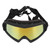 Large Dog Sunglasses UV Protection Windproof Dustproof Eyes Protection Dog Goggles with Adjustable Strap Red Lens Black Frame