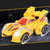 Deformation Dinosaur Figures Plastic Inertial Pull Forword Car Vehicle Toy Model Kid Children Novelty GiftYellow