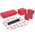 Simulated Decoration Luggage Net Suitcase Fuel Tanks Kit for 1/8 1/10 Model Crawler RC Car
