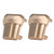 2pcs Brass Diff Cover for Traxxas 1/18 RC Car Increase Weight Rust Protection RC Axle Cover Gold