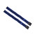 2Pcs Fitness Occlusion Training Band Blood Flow Restriction Training Wrap for Muscle Building Training Blue for Arm 64cm
