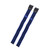 2Pcs Fitness Occlusion Training Band Blood Flow Restriction Training Wrap for Muscle Building Training Blue for Arm 64cm