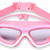Children Swimming Goggles Clear View Eye Wear Swim Glasses with Ear Plug for Boys Girls Orange Pink