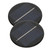 2Pcs Solar Panel 6V Round 80mm High Conversion Rate Good Light Transmittance Polysilicon Solar Cell Panel