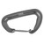 Aluminum Alloy Carabiner D Buckle Spring Clip Keychain Hook Outdoor Sports Accessory (Gray)