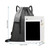 Gym Sack with Earphones Jack Drawstring Backpack Water-resistant Drawstring Bucket Bag Light Sack for Adults Teenagers