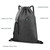 Gym Sack with Earphones Jack Drawstring Backpack Water-resistant Drawstring Bucket Bag Light Sack for Adults Teenagers