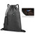 Gym Sack with Earphones Jack Drawstring Backpack Water-resistant Drawstring Bucket Bag Light Sack for Adults Teenagers