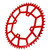 Mountain Bike 104BCD Gear Disc 52T 104mm Aluminum Alloy Mountain Bike Tooth Disc Chainring Positive Negative Chainrings Red
