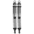 2Pcs 130mm RC Metal Shock Absorber Damper Set for HSP / RGT / Himoto / Redcat 1/10 RC CarBlack