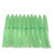 10 Pcs Squid Lure 30cm Silicone Lifelike Luminous Squid Skirt Fishing Bait with Hook Green
