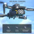 Remote Control Drone with Dual Camera 1080P Brushless Optical Flow Quadcopter Drone, Aerial Photography Remote Control Drone Obstacle Avoidance WiFi FPV Gesture Photography Follow Flight