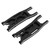 RC Car Rear Suspension Arm Aluminum Alloy Swing Arm Dustproof Carbon Plate Kit for Traxxas 1/8 Sledg Remote Control Car Black