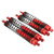 RC Front Rear Shock Absorber Aluminum Alloy Adjustable Assembled Spring Damper for Axis RBX10 Ryft 4WD 1/10 RC Car Red