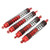 RC Front Rear Shock Absorber Aluminum Alloy Adjustable Assembled Spring Damper for Axis RBX10 Ryft 4WD 1/10 RC Car Red