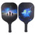 Portable Fiberglass Pickleball Paddle Racket 4 Balls Game Training Sport Equipment
