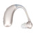 Single Sound Amplifier Earphone Rechargeable Bluetooth Sound Aid Amplifier Earbud for Movie Watching Silver