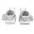 RC Rear Hub Carrier Aluminum Alloy RC Car Upgrade Parts for ARRMA 1/7 1/8 RC Cars Silver