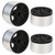 4pcs 2.2inch Aluminium Alloy Wheel Hub Upgrade Parts Fit for SCX10 III/TRX4/G500 1/10 RC Car Noir