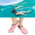 Thickened Anti Skid Diving Socks Swimming Socks Snorkeling Equipment for Men Women Water Sports Pink XXL (Internal Length 26.5cm)