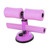 Sit Up Bar Floor Metal Double Rod Portable Sit Up Assistant Device with Suction Cup for Fitness Exercise Abdominal Muscles Full Body Training Purple