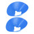 10 PCS 8cm Soccer Disc Cones High Flower Mouth Large Marker Disc Training Corner Obstacle Disc