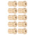 10 Pcs Hex Shaft Coupling 5mm Inner Diameter Brass Flexible Coupler Joint for RC Motor Car Tires Shaft