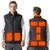Heated Vest for Men Women 9-Zone Winter Electric Heating Vest Washable Heating Jacket with 3 Heating Levels