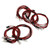 5PCS RC Car Lights 4 LEDs Color Remote Control Car Lamp Universal Model Vehicle Light 5mm Bead