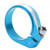 ENLEE 31.8mm Bike Seat Post Clamp Aluminium Alloy Bicycle Quick Release Seatpost CollarBlue