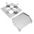 Stove Stand Base Outdoor Stainless Steel Wood Stove Stand Base Set Camping Portable BBQ Tool Set with Storage BagS