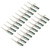 10pcs 7.5cm 3D Eyes Silicone Soft Bait Jig Head Fishing Bait Tackle With Sharp Hook