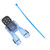 TOOKE Thermoplastic Mouthpiece Diving Snorkel Second Stage Regulator Bite MouthpieceSky Blue