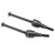 2Pcs Drive Shafts Steel Transmission Parts RC Car Replacement Accessories for TAMIYA CC01Black