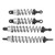 RC Shocks Damper Front Rear Spring Shock Absorber Aluminum for WLtoys 12428 1/12 Model VehicleSilver