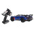 1/16 Electric 4WD Drive Flat Running Drift Car 2.4Ghz High Speed RC Racing Car for Kids Over 14 Years Old Blue 2pcs Battery